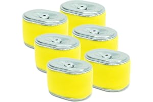 LCAPT 6 Pcs 17210-ZE1-505 Air Filters Replacement for Honda GX160 GX200 GX140 GX100 GX110 GX120 5hp 5.5hp 6hp engine