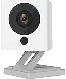 Wyze Cam 1080p HD Indoor Wireless Smart Home Camera with Night Vision, 2-Way Audio, Works with Alexa & the Google Assistant, One Pack, White - WYZEC2