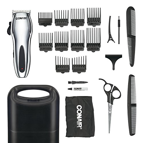 Conair Cord/Cordless Rechargeable 22piece Haircut Kit; Home Hair