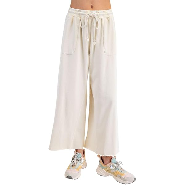 Easel Let's Chill Comfy Wide Leg Pants (US, Alpha, Small, Regular