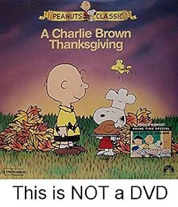 Amazon.com: A Charlie Brown Thanksgiving 12" Laserdisc ...