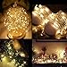 Pack of 6 Pcs Fairy Lights Battery Operated String Lights with 20 Micro LEDs 7.2ft Firefly Lights Copper Wire LED Lights Starry String Lights for Christmas Party Centerpiece Decor Warm White