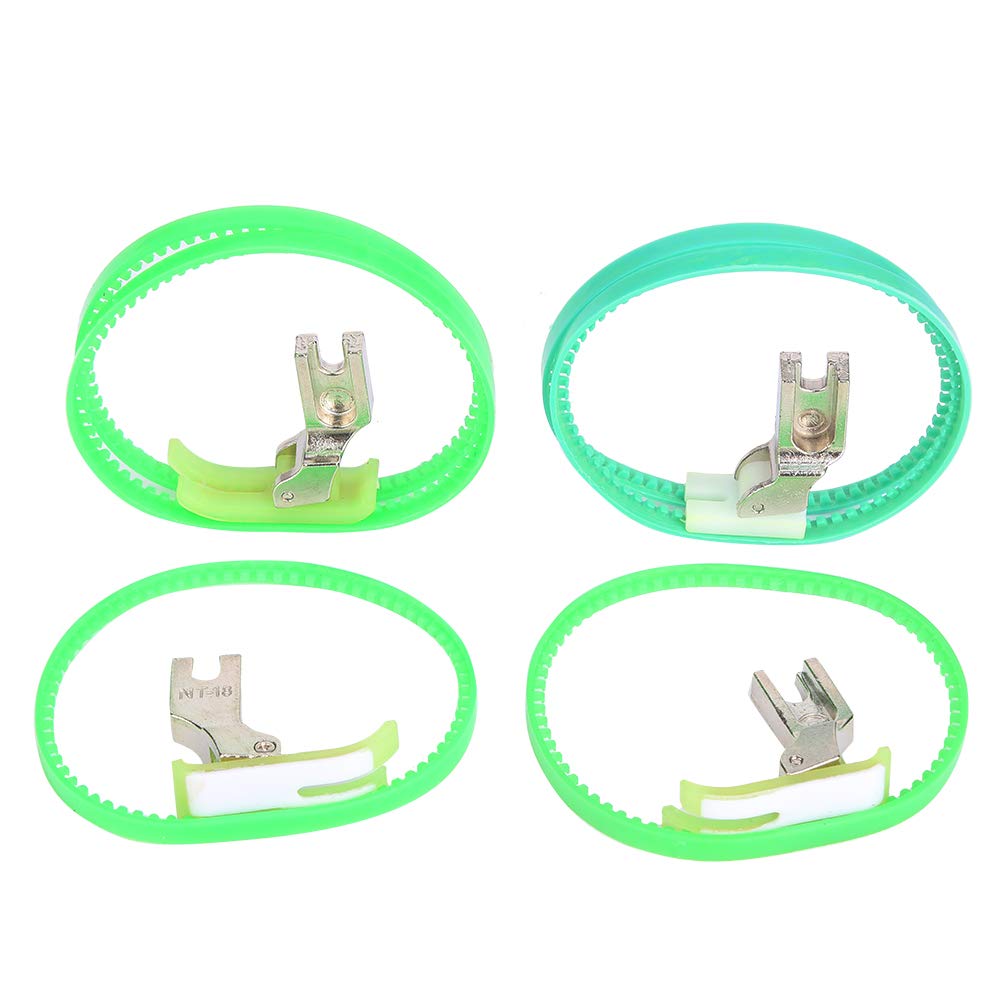 Fyearfly Roller Presser Foot, Industrial Sewing Machine Roller Presser Foot Double Roller Left/Right Single Side Presser Foot