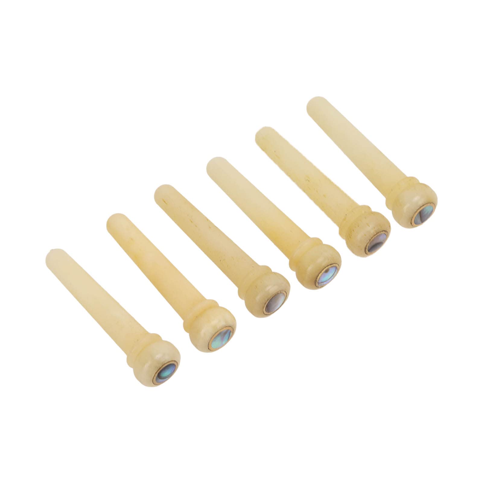 Guitar Bone Bridge Pins, Sturdy Durable Great Gifts Guitar Bridge Pins Excellent Workmanship Widely Use for Ukulele for Guitar for Folk Guitar(BF-LTG10)