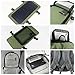 SolarGoPack Solar Powered Backpack / 7 Watt Solar Panel and 10K mAh Charging Battery Daypack/Phone and Electronic Device Power Charger Back Pack/Army Green