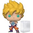 POP Dragon Ball Z - Super Saiyan Goku with Kamehameha Wave Funko Pop! Vinyl Figure (Bundled with Compatible Pop Box Protector Case), Multicolored, 3.75 inches