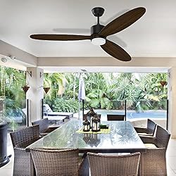 Obabala 52'' Ceiling Fan with Lights Remote Control