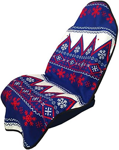 Seat Hoody: Post-workout Car and Truck Seat Cover Protector. Universal Fit, Machine Washable, Grippy Nonslip Backing Technology. All Workout, All-Weather Seat Protection - Nordic Flurry