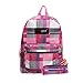 MGgear 16.5 Inch Plaid Children Backpack / Student School Bookbag w/ Pencil Case
