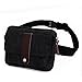 enknight Small Canvas Multiple Pocket Adjustable Fanny Pack Travel Waist Bag Hip Purse Belt Bag Bum Bag Black