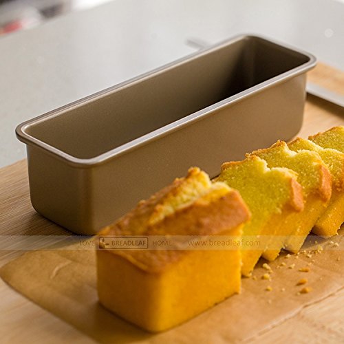 Astra Gourmet Carbon Steel Slim Pound Loaf Pan/Cake Pan with Removable