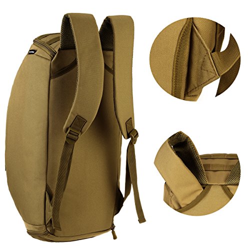 CREATOR Sports Duffel Bag for Men Women Tactical Duffle Backpack