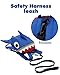 Toddler Kids Leash Backpack Cute Shark with Safety Harness Anti-lost Leash and Chest Strap for Preschool Child - Blue