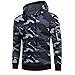 Mens Camouflage Hoodie ,BeautyVan 2017 New Hot Mens Mens' Long Sleeve Camouflage Hoodie Sweatshirt Tops Jacket