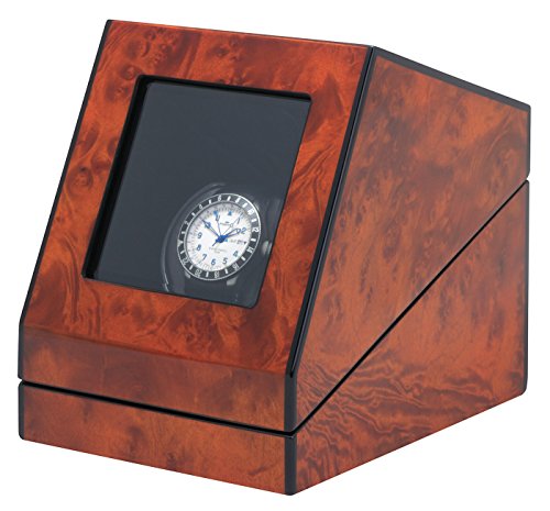 Siena One Programmable Watchwinder in Burl by Orbita