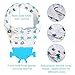 [3-Pack] Baby Bandana Drool Bibs, Baby Bib with Teether for Drooling and Teething, 100% Organic Cotton Soft and Absorbent, BPA Free Food Grade Silicone Teether, Adjustable Snaps- for Boys and Girls