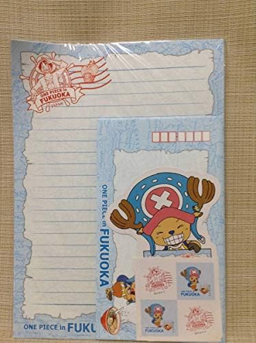 ワンピース ご当地レターセット Vol 2 福岡 チョッパー ラーメン 便箋 便せん 手紙 てがみ 封筒 ポスト