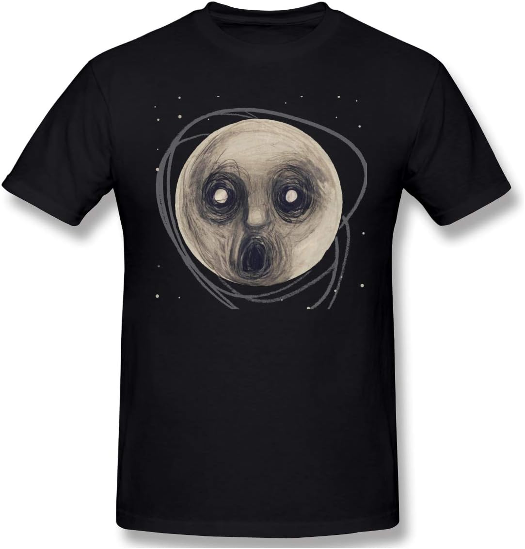 Daaopling Mens Steven Wilson The Raven That Refused to Sing Sport T Shirts Black with Short Sleeve