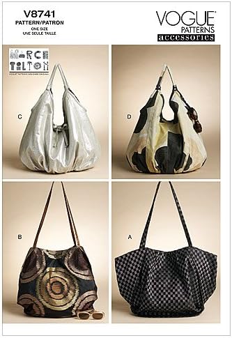 Amazon Vogue Patterns ヴォーグ バッグの型紙セット 8741 型紙 パターン 通販