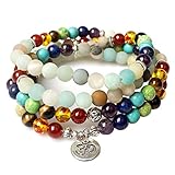 Necklace,7 Chakra Bracelet Tibetan Prayer Mala