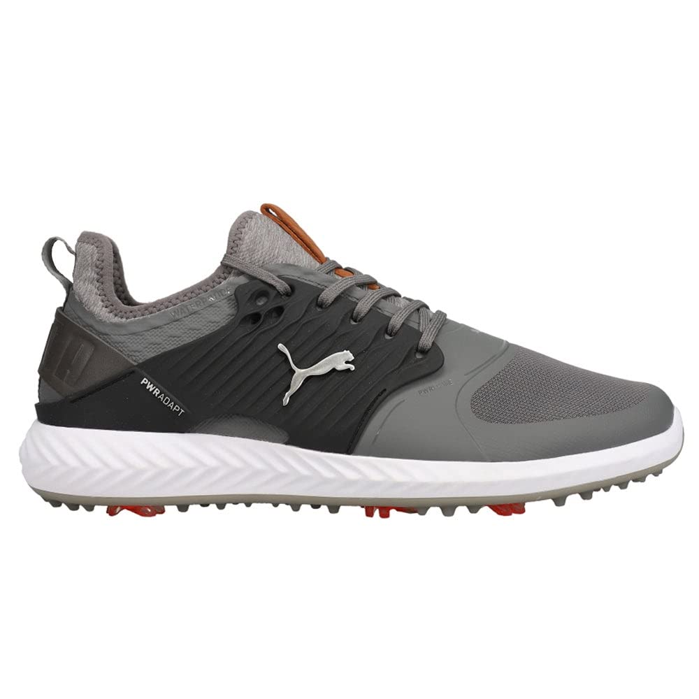 PUMA Men's Ignite Pwradapt Caged Golf Shoe, Quiet Shade SIL, 8.5 Image PUMA Men's Ignite Pwradapt Caged Golf Shoe, Quiet Shade SIL, 8.5 Image
