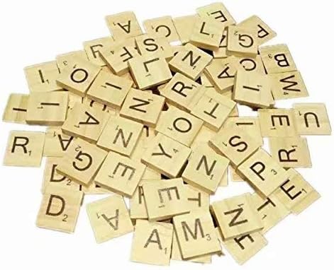 100 x Quality Wooden Tiles Craft Jewellery Making