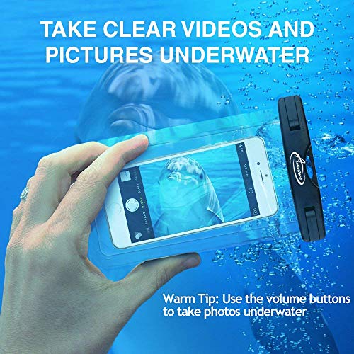 AiRunTech Waterproof Case(3-Pack), Waterproof Cell Phone Dry Bag for iPhone Xs/XS Max/XR/X, iPhone 8/8 Plus/7/7 Plus/6/6s, Samsung Galaxy S9/S8/S7 Google Pixel and All Devices Up to 6.6 Inches - Thumbnail 2