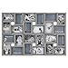 HELLO LAURA 4×6 Collage Picture Frames,24 Opening Photo Collage Frame for Wall Decor,Multi Family Photo for Gallery Decor, Hanging Display - Grey