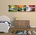 Nuolan Art -Canvas Prints, 3 Panel Wall Art Oil Paintings Printed Pictures Stretched for Home Decoration -P3L3040-005 ?-