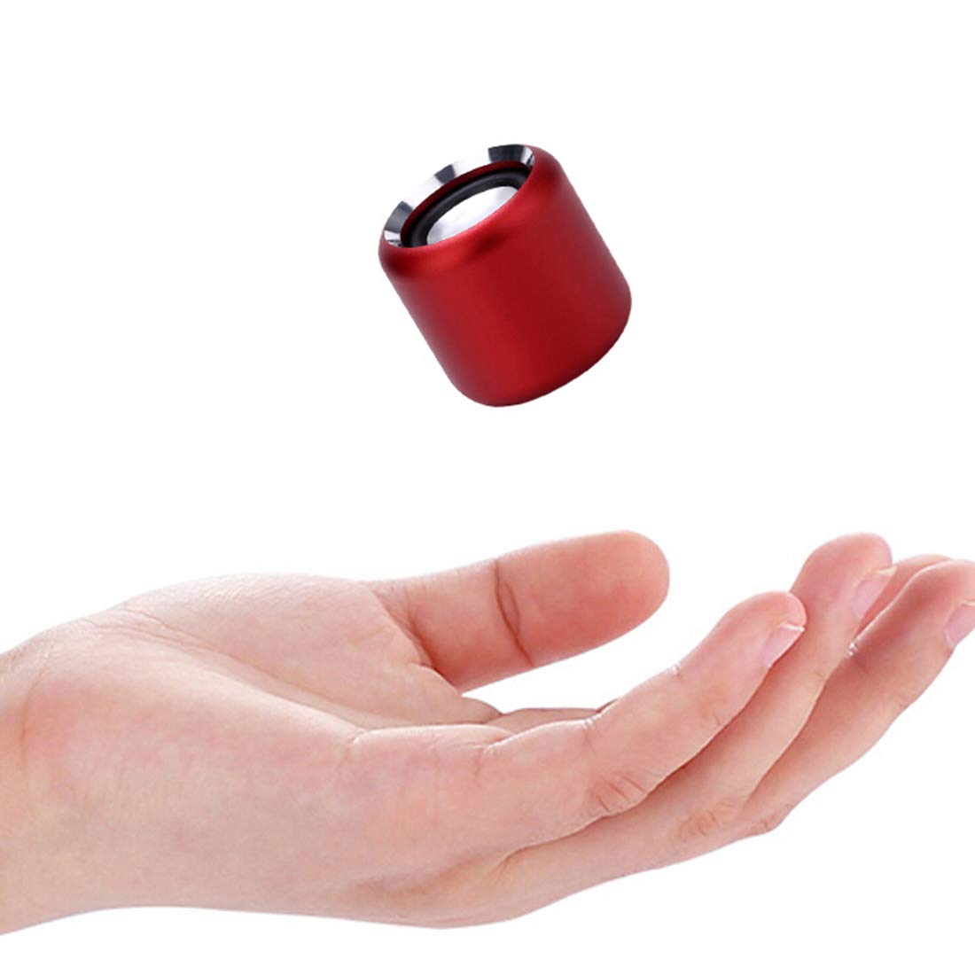 Wireless Mini Bluetooth Speaker Small Loud Portable Speakers for Home, Outdoors, Travel with 5-Hour Playtime, Subwoofer, Enhanced Bass (Red)