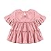 Baby Girl Dress/Skirt, Toddler Lotus Leaf Short Sleeve Cotton Dress 2017 New
