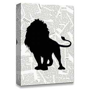 signwin Canvas Wall Art Animal On The Newspaper...