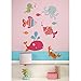 Carter's Sea Collection Wall Decals, Pink/Blue/Turquoise