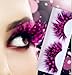 HOMANDA Dot Pattern 6 Pairs Deluxe Party Stage Dance Costume Feather False Eyelashes Eye Lashes