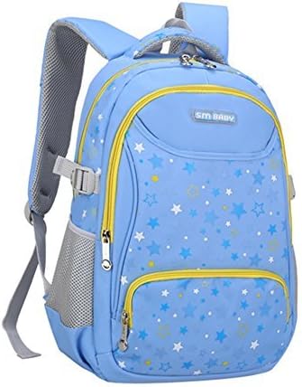 Children Nylon Star Pattern Print School Bag Backpack Travel Bag Book Bag For Teens