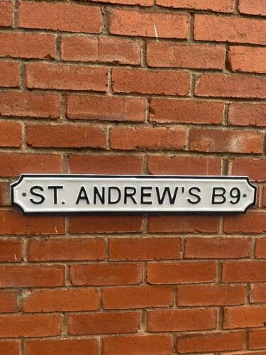 ST. ANDREW'S B9 Vintage Style Retro Road Street Sign SOLID METAL