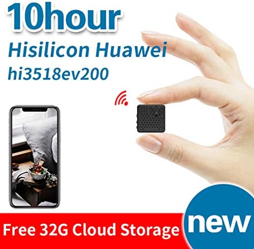 Wifi Mini Spy Hidden Cameras,NIYPS HD 1080P Portable Small Wireless Home Nanny Cam With Night Vision and Motion Detection,Perfect Covert Security Surveillance Camera for Indoor and Outdoor