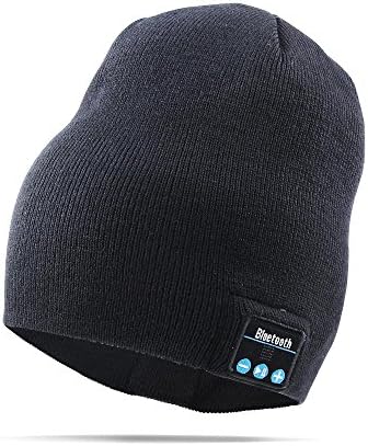 Bluetooth Hat Hands-free Wireless Speaker Caps for Winter Sports Fitness Gym Exercise Workout （Black）