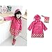 SKL Cartoon Waterproof Children's Raincoat (M, Pink)