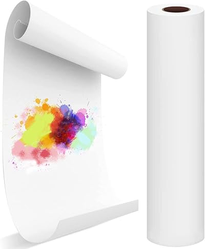 LANYOTA Drawing Paper Roll 44cm x 15m White Recycled Art Paper