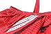 KABETY Baby Girls Princess Moana Swimsuit Two Piece Off Shoulder Bikini Set (Red 0221, 110/3-4Y)