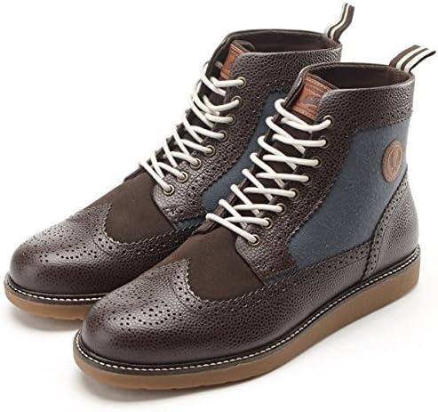 Amazon フレッドペリー メンズ ブーツ ミッドカット 325ダーク 25 0 Fred Perry フレッドペリー ブーツ