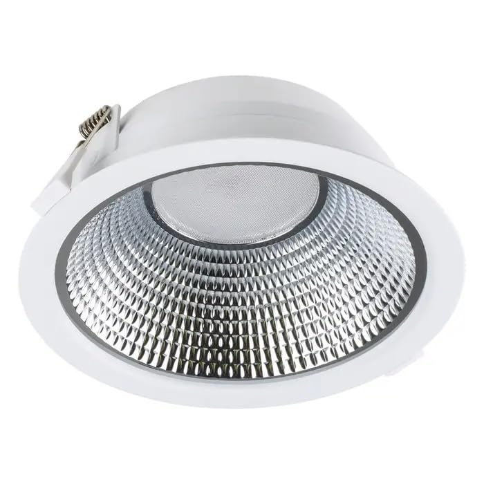 Bright Source All in One LED Commercial Downlight, White, 10W/15W Switchable Wattage, 3 Light Colour Temperatures 3000K 4000K 6000K Warm Cool Daylight, IP44 Spotlight, 150mm Cut Out — image 1