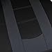 BDK Rome Sport Car Seat Covers, Full Set (Charcoal on Black) – Front and Rear Bench Back Seat Cover Set, Easy to Install with Two-Tone Accent, Fits Most Auto Truck Van SUV