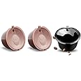 i Cafilas Dolce Gusto Refillable Capsules Reusable Coffee Pods Compatible for Nescafe Dolce Gusto Brewers (rich crema version)