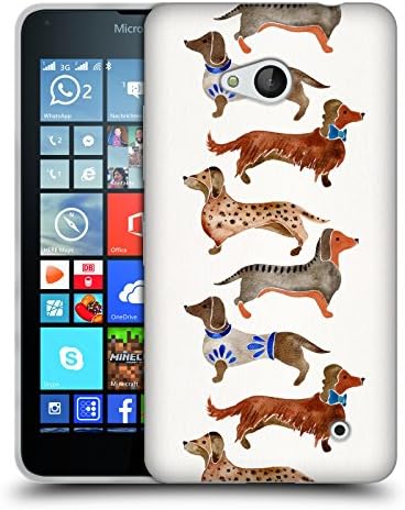 Official Cat Coquillette Dachshunds Animals Soft Gel Case for Microsoft Lumia 640 / Dual SIM