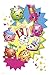 RoomMates Shopkins Burst Peel And Stick Giant Wall Decals