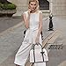COOFIT Lady Handbag Little Bow Leisure Top-Handle Bags Shoulder Bag Purses and Handbags(White)