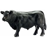 Schleich Black Angus Bull Toy Figure