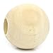 PEPPERLONELY Brand 20PC Natural Color Large Round Wood Spacer Beads 25mm (1 Inch)